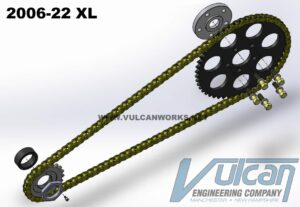 Sportster Chain Conversion Kit, 2006-22