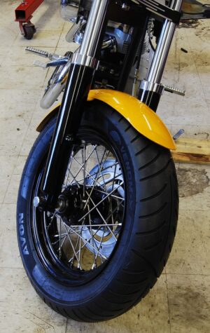 16" Front Fender For 39mm Wide Glide Trees