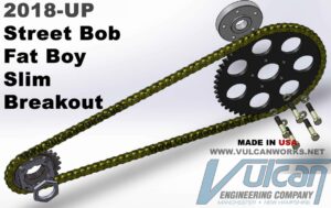 Softail Street Bob, Slim & Fat Boy Chain Conversion Kit, 2018-UP M-8