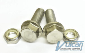 Lower Shock Bolt Set for FXR & Touring, Stainless Steel