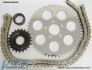Harley XL Chain Conversion Kit CHROME