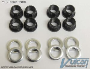 ARP Black Harley Cylinder Base Nuts