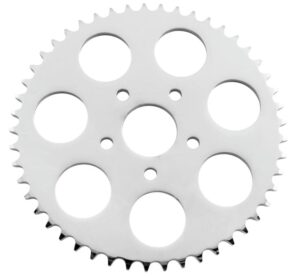 1973-2024 Chrome Rear Sprocket, Offset/DISH