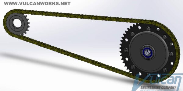 Harley Cush Drive Chain Hub View 1