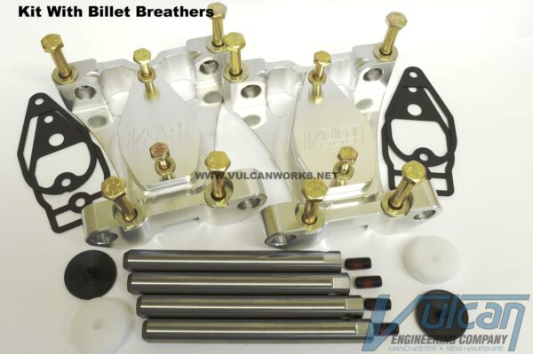 Rocker Arm Support with Shafts Locs & Breathers