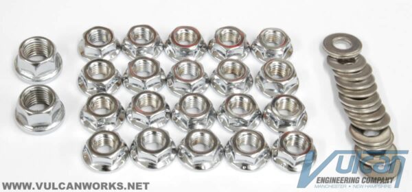 Shovelhead Rocker Stud Flange Nuts
