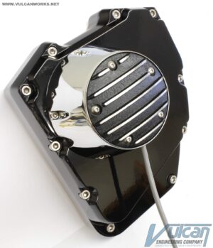 Twin Cam Ignition Conversion Kit, Round Outer Cover, Black