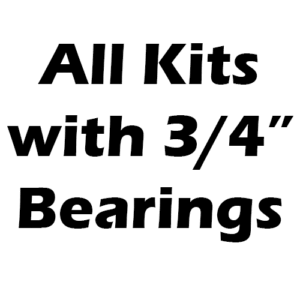 3/4" Sealed & Timken Bearing Wheels