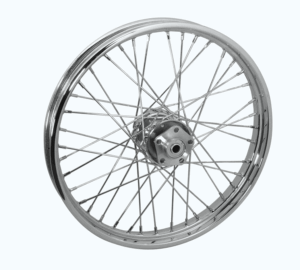 19" chrome front wheel