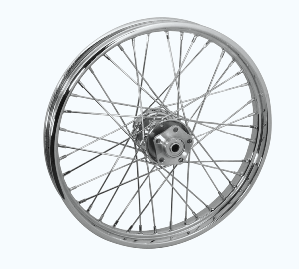 0081103_complete-40-spoke-wheel 19" chrome front wheel